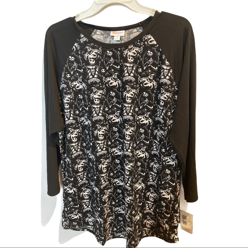 New LuLaRoe Disney Nightmare Before Christmas Top